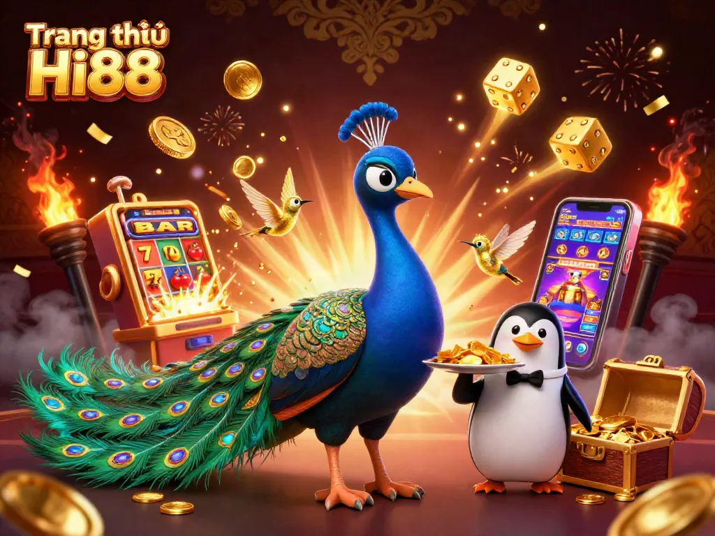 Experience the thrill of winning at Trang chủ Hi88 with a dazzling jackpot scene full of casino excitement.