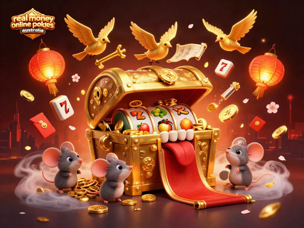 Engage with the best real money online pokies australia surrounded by vibrant casino elements.