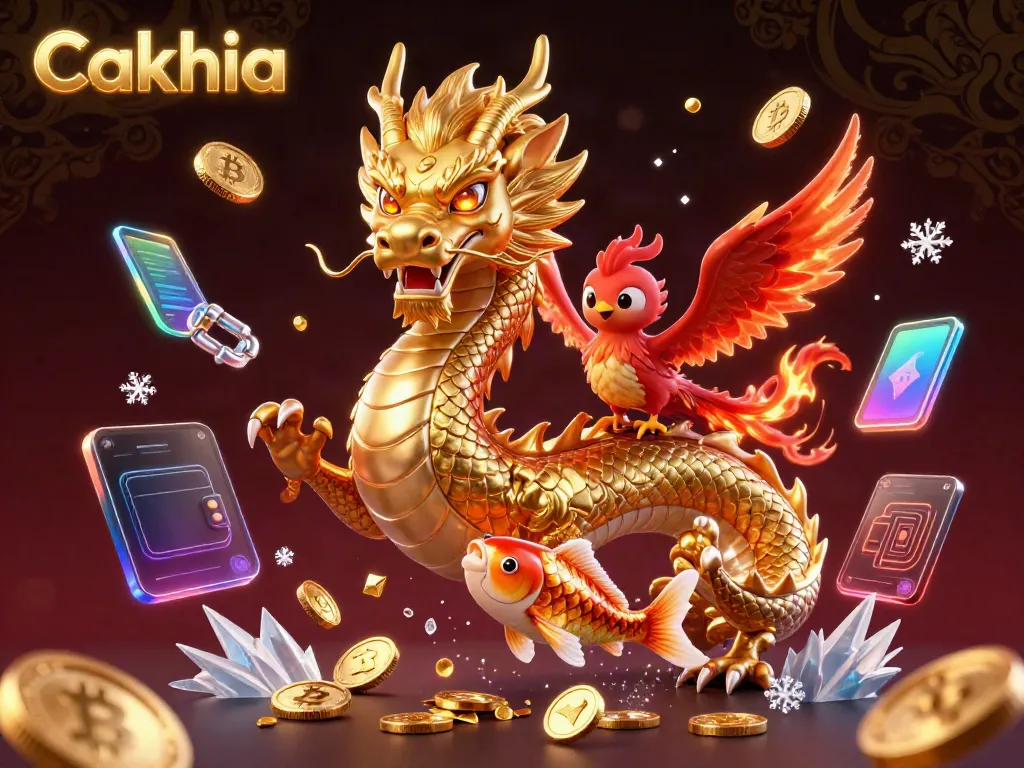Watch Cakhia as a fierce golden dragon and phoenix offer exciting crypto betting insights.