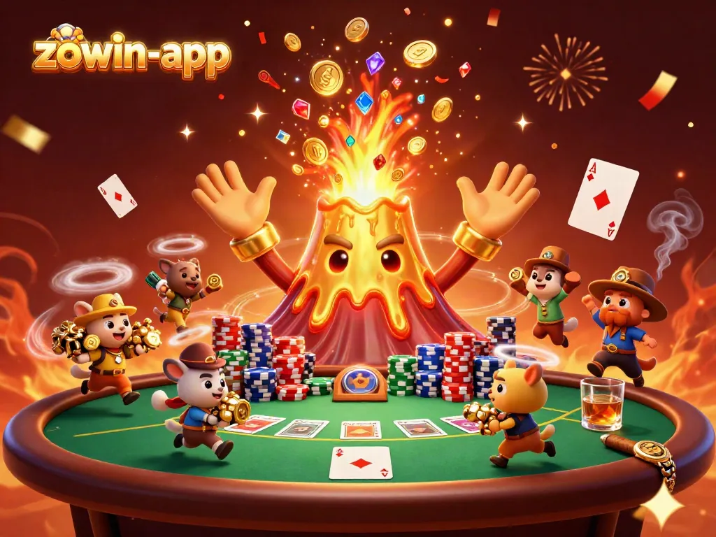 Experience the thrill of winning at the zowin-app with treasures and poker excitement erupting dynamically.