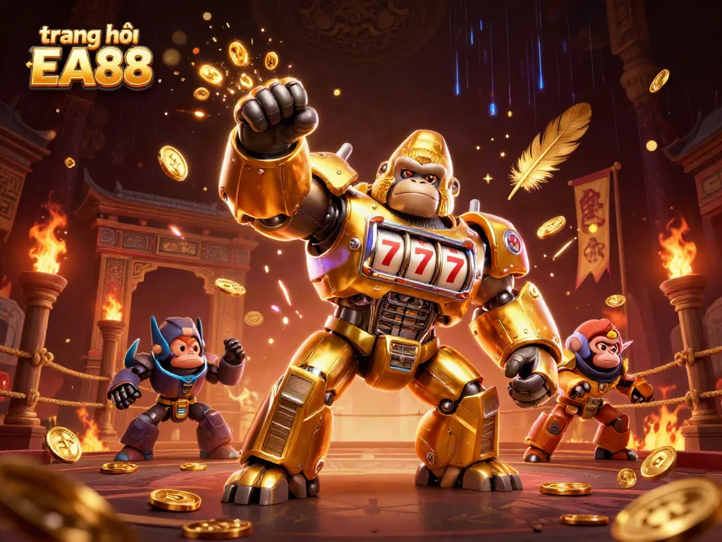 Experience thrilling gameplay at trang chủ EA88 with vibrant 3D casino and gaming elements.