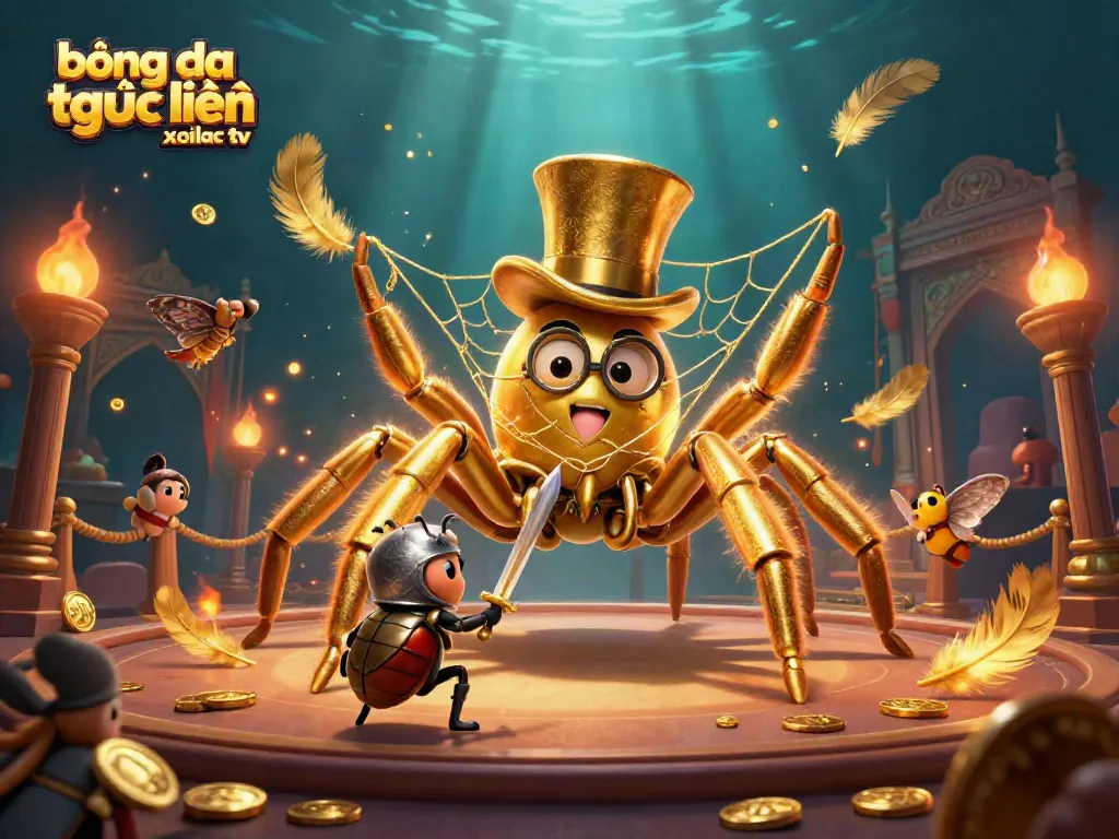 Watch exciting bóng đá trực tuyến xoilac tv in a vibrant casino-themed scene packed with dynamic lighting and action.