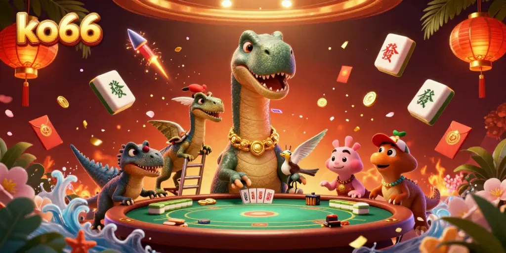 Experience thrilling gameplay at ko66 with unique characters and vibrant casino elements.