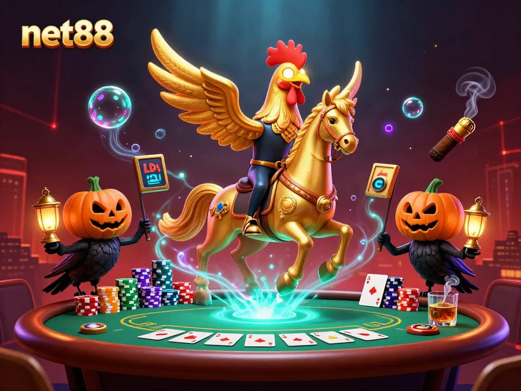 Experience the thrill of net88 with vibrant casino imagery and gripping action elements.